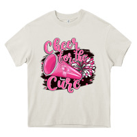 Cream Cheer For The Cure Heavy Core Tee - BarkalooDesign