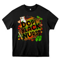 Black dope black nurse Heavy Core Tee - Zillion Design Studio