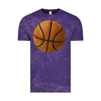 Cloud Purple basketball ball Vintage Tee - JahusDesignShop