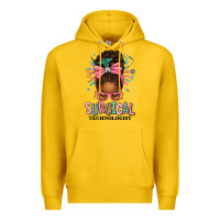 Lemon Surgical Technologist Afro Messy Bun Premium Hoodie - texasbilliewilder