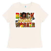 Bone black social worker Ladies Tee - texasbilliewilder