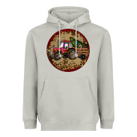 Moon Dust Christmas Tractor Heavyweight Hoodie - RanaPortraitStore