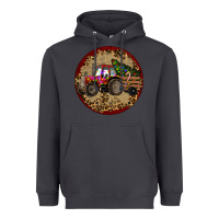 Christmas Tractor Heavyweight Hoodie | Teevron