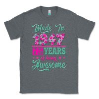 Charcoal Heather made in 1947, 75 years of being awesome kopya Classic Tee - Jasminsmagicworld