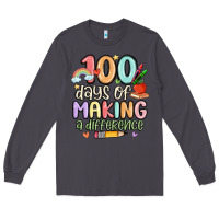 Smoke 100 days of making a difference Long Sleeve Tee - MaliasSmallBusiness