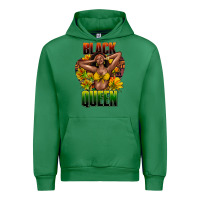 Emerald Black queen afro Urban Hoodie - HowdyJamesFarm