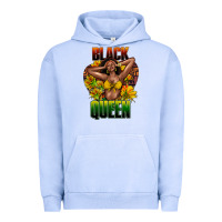 Pigment Grape Ice Black queen afro Urban Hoodie - HowdyJamesFarm