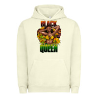 Pigment Pistachio Black queen afro Urban Hoodie - HowdyJamesFarm