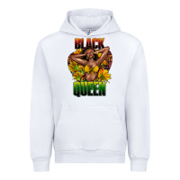 White Black queen afro Urban Hoodie - HowdyJamesFarm