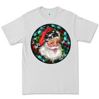 Dove Grey Christmas Santa Claus Premium Tee - RanaPortraitStore