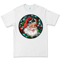 White Christmas Santa Claus Premium Tee - RanaPortraitStore