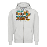 Dove Grey let me tell you about my jesus Zipper Hoodie - MaliasSmallBusiness