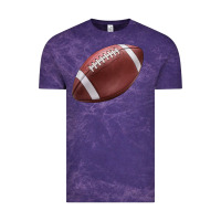 Cloud Purple football ball Vintage Tee - JahusDesignShop