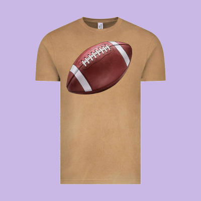 Football Ball Vintage Tee Designed By Jahusdesignshop