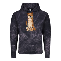 Cloud Black shiba inu Vintage Hoodie - RanaPortraitStore