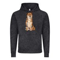 Vintage Black shiba inu Vintage Hoodie - RanaPortraitStore