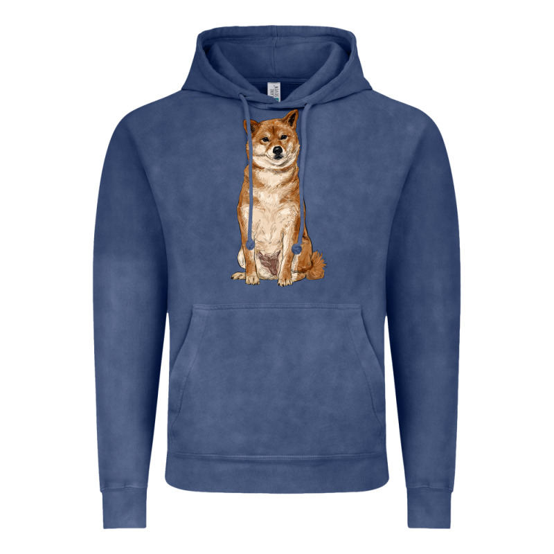 Shiba Inu Vintage Hoodie by RanaPortraitStore | Teevron