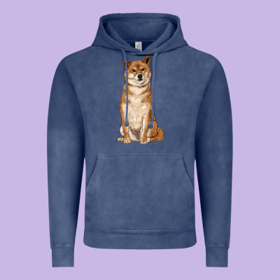 Shiba Inu Vintage Hoodie Designed By Ranaportraitstore