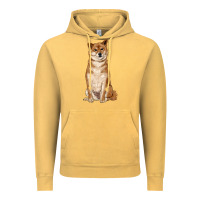 Vintage Mustard shiba inu Vintage Hoodie - RanaPortraitStore