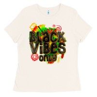 Bone black vibes only Ladies Tee - texasbilliewilder