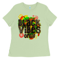 Matcha black vibes only Ladies Tee - texasbilliewilder