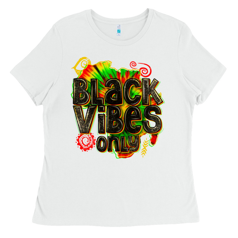 Black Vibes Only Ladies Tee by texasbilliewilder | Teevron