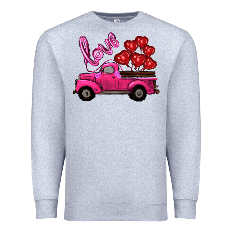 Valentine's Day Turck With Balloons Premium Sweatshirt by RanaPortraitStore | Teevron