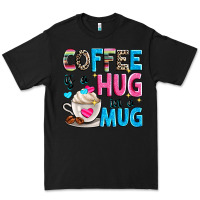 Black coffee is a hug in a Premium Tee - Zillion Design Studio