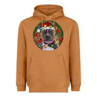 Meerkat Christmas Pitbull Heavyweight Hoodie - RanaPortraitStore