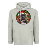 Moon Dust Christmas Pitbull Heavyweight Hoodie - RanaPortraitStore
