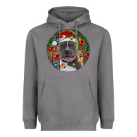 Storm Christmas Pitbull Heavyweight Hoodie - RanaPortraitStore