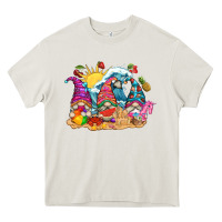 Cream summer gnome tbw Heavy Core Tee - texasbilliewilder