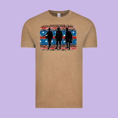 Armed Forces Day Soldier Vintage Tee Designed By Artiststas