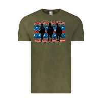 Vintage Olive armed forces day soldier Vintage Tee - Artiststas