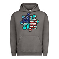 Pigment Tornado American flag turquoise gemstone 4th of july Urban Hoodie - CowGirlArtShop