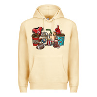 Pina Colada Football coffee cups Premium Hoodie - NancyCooperArtShop