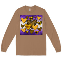 Toasted Coconut lakers hearts Long Sleeve Tee - JahusDesignShop