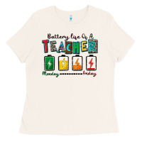 Bone battery life of a teacher Ladies Tee - Zillion Design Studio