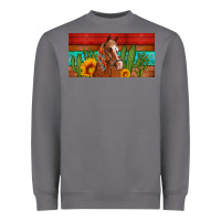 Storm aztec horse cactus and sunflowers license plate template Heavyweight Sweatshirt - Artiststas