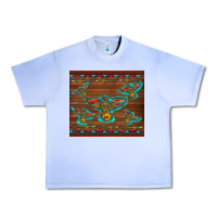 Grape Ice western thunderbird and arrow with aztec leopard Urban Heavy Tee - Artiststas