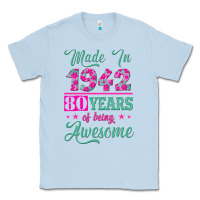 Dusty Blue made in 1942, 80 years of being awesome kopya Classic Tee - Jasminsmagicworld