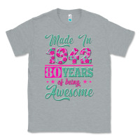 Heather Grey made in 1942, 80 years of being awesome kopya Classic Tee - Jasminsmagicworld