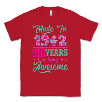 Red made in 1942, 80 years of being awesome kopya Classic Tee - Jasminsmagicworld