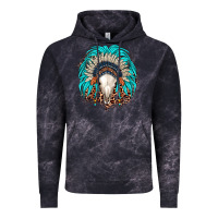Cloud Black bull skull indian headdress Vintage Hoodie - JahusDesignShop