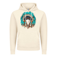 Vintage Artic bull skull indian headdress Vintage Hoodie - JahusDesignShop