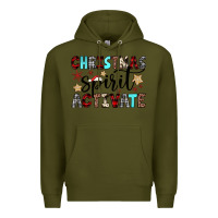 Army Green christmas spirit activate Premium Hoodie - JahusDesignShop
