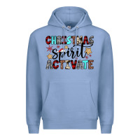Colony Blue christmas spirit activate Premium Hoodie - JahusDesignShop
