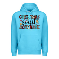 Ocean Blue christmas spirit activate Premium Hoodie - JahusDesignShop