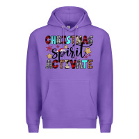 Purple christmas spirit activate Premium Hoodie - JahusDesignShop