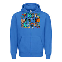 True Royal first day of school Zipper Hoodie - NancyCooperArtShop